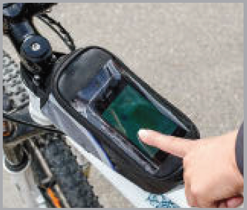 Husa de protectie telefon mobil pentru bicicleta Wigging