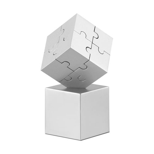 Cub metalic cu puzzel - AR1810